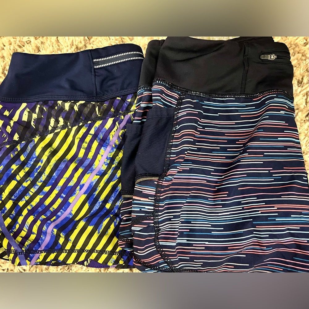 Athleta Women's Athletic Shorts with Multicolor Size Small